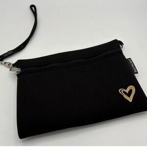 Prenelove Wristlet Pouch Clutch Bracelet Bag Neoprene With Rope Strap small